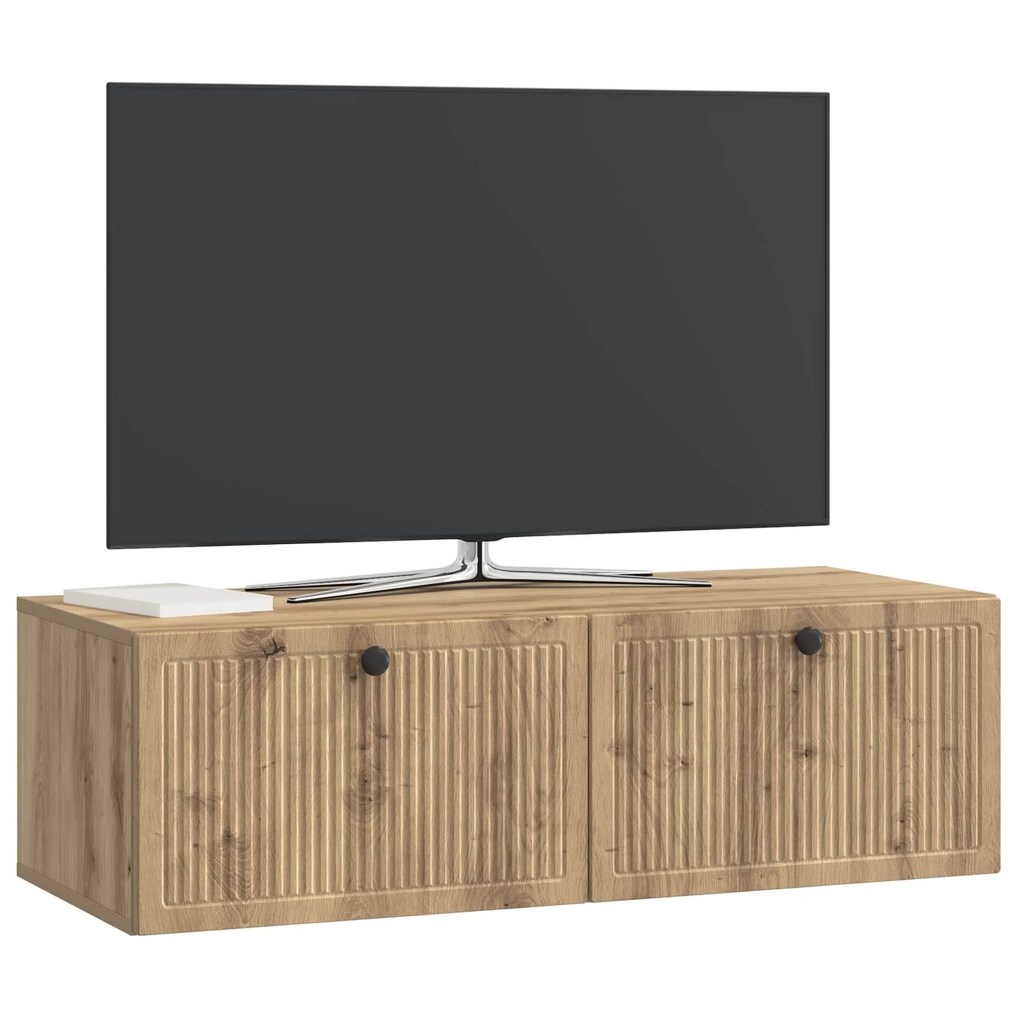 vidaXL Wall-Mounted TV Cabinet 98 x 41 x 30 cm Artisan Oak