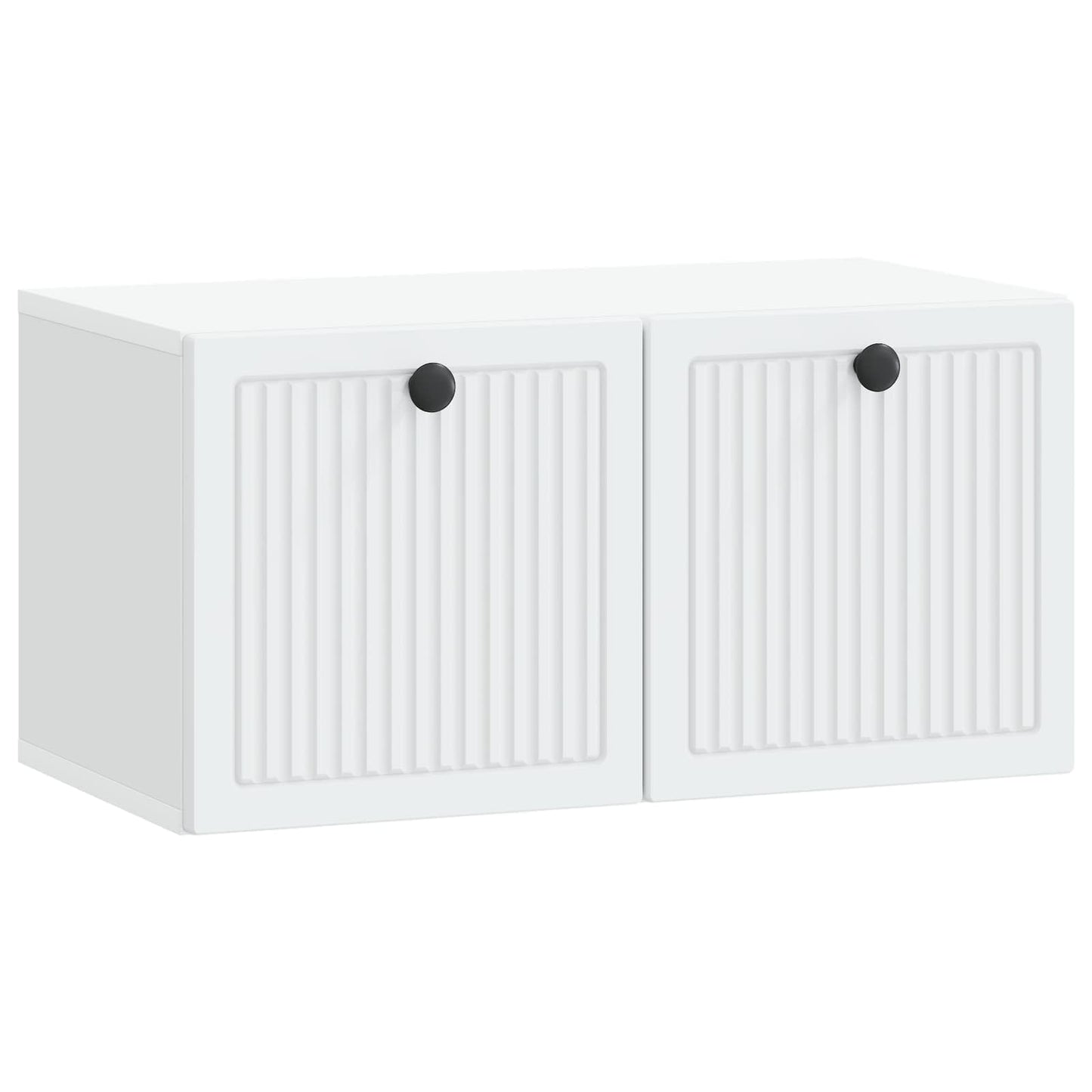 vidaXL Wall-Mounted TV Cabinet White 59.5 x 31 x 30 cm Engineered Wood