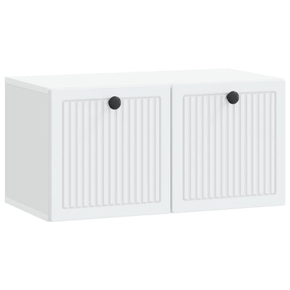 vidaXL Wall-Mounted TV Cabinet White 59.5 x 31 x 30 cm Engineered Wood