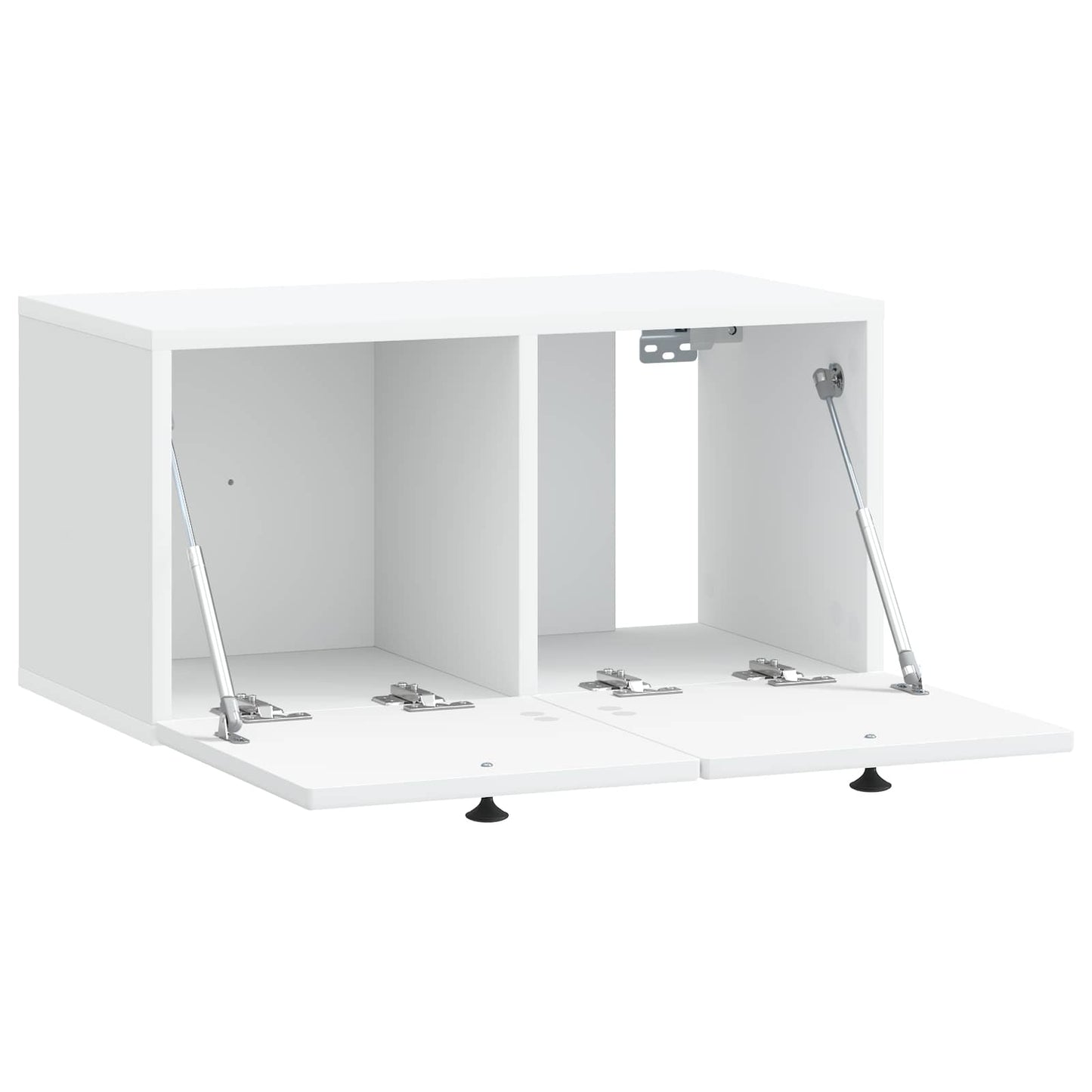 vidaXL Wall-Mounted TV Cabinet White 59.5 x 31 x 30 cm Engineered Wood