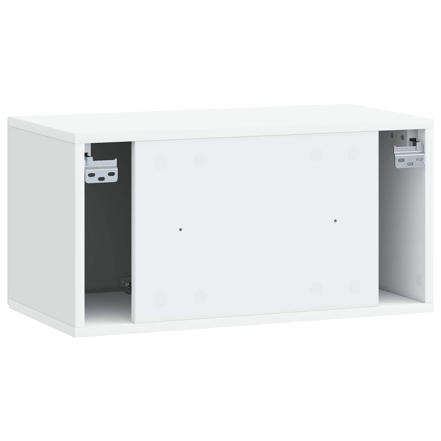 vidaXL Wall-Mounted TV Cabinet White 59.5 x 31 x 30 cm Engineered Wood