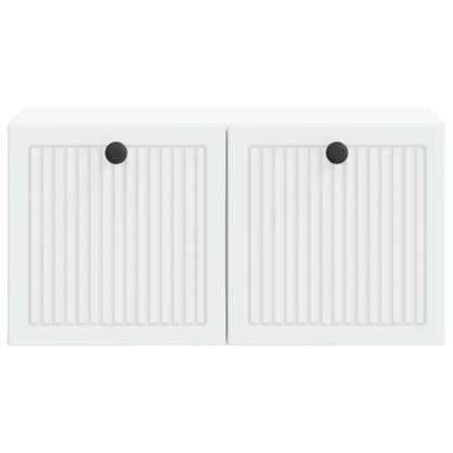 vidaXL Wall-Mounted TV Cabinet White 59.5 x 31 x 30 cm Engineered Wood