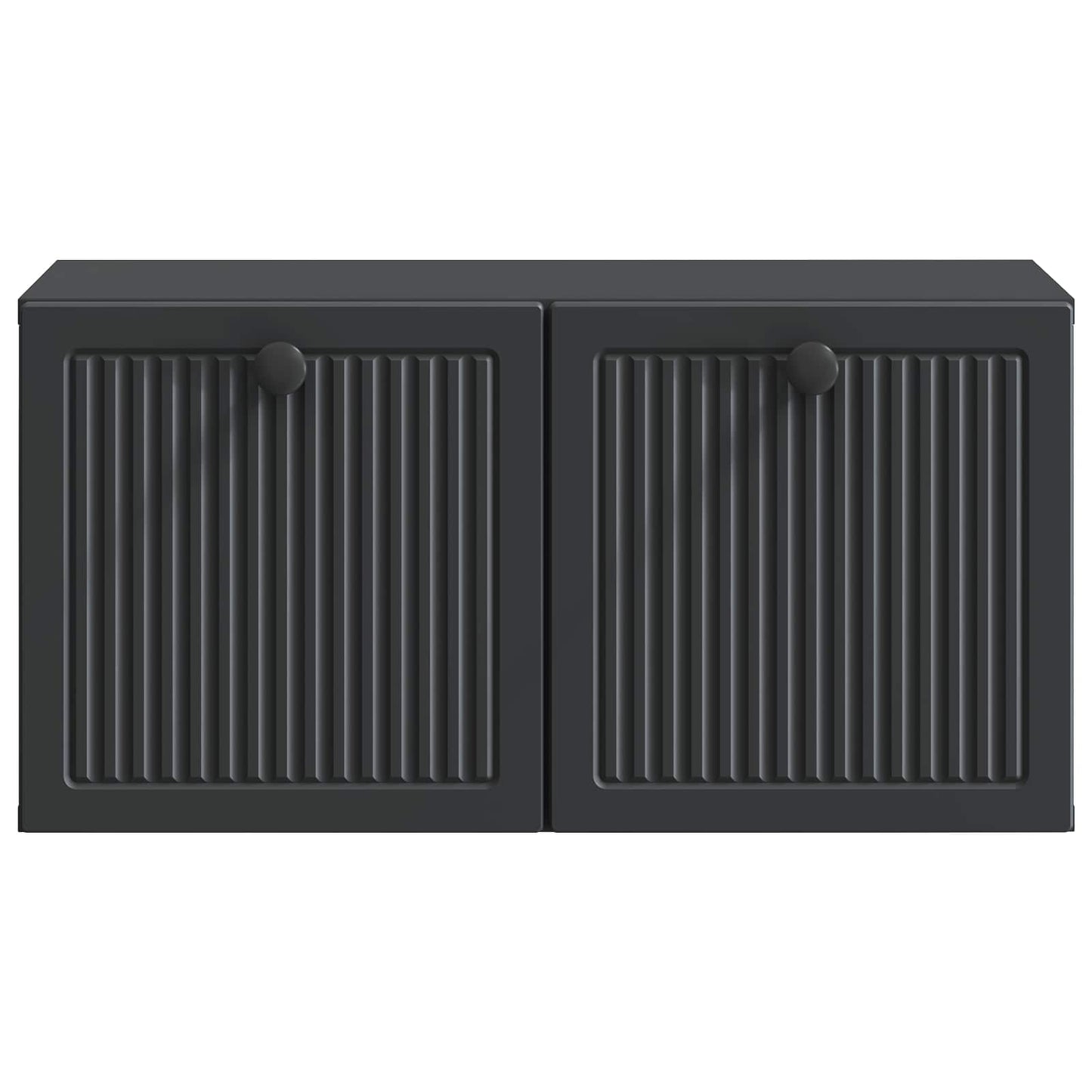 vidaXL Wall-Mounted TV Cabinet Black 59.5 x 31 x 30 cm Engineered Wood