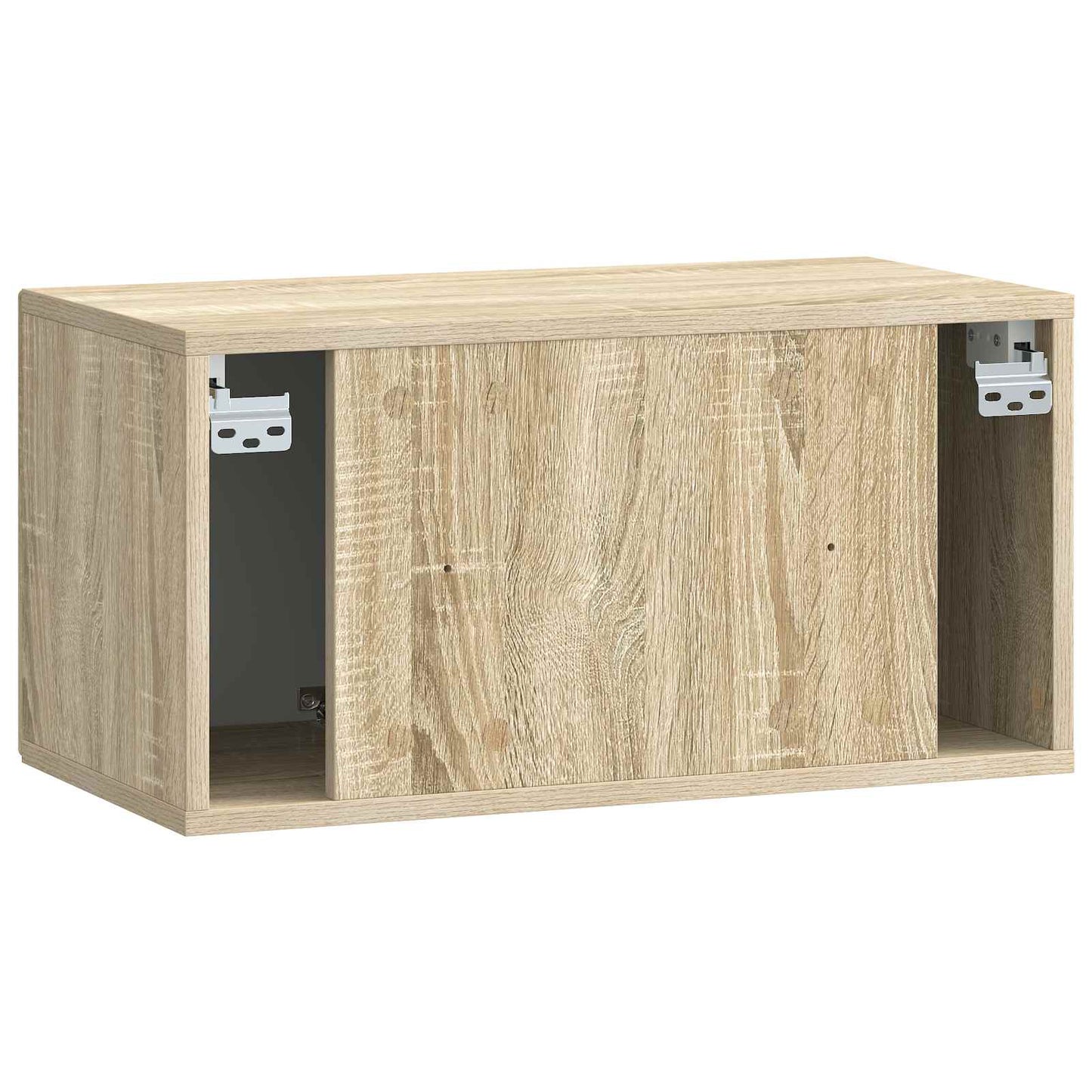 vidaXL Wall-Mounted TV Cabinet Sonoma Oak 59.5 x 31 x 30 cm