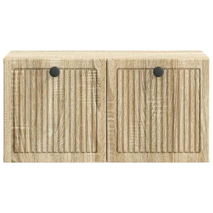 vidaXL Wall-Mounted TV Cabinet Sonoma Oak 59.5 x 31 x 30 cm