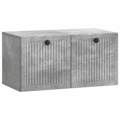 vidaXL Wall-Mounted TV Cabinet Concrete Grey 59.5 x 31 x 30 cm