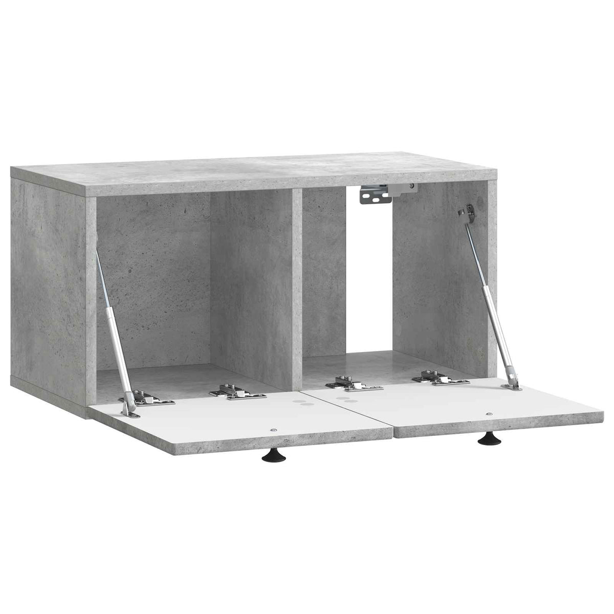 vidaXL Wall-Mounted TV Cabinet Concrete Grey 59.5 x 31 x 30 cm