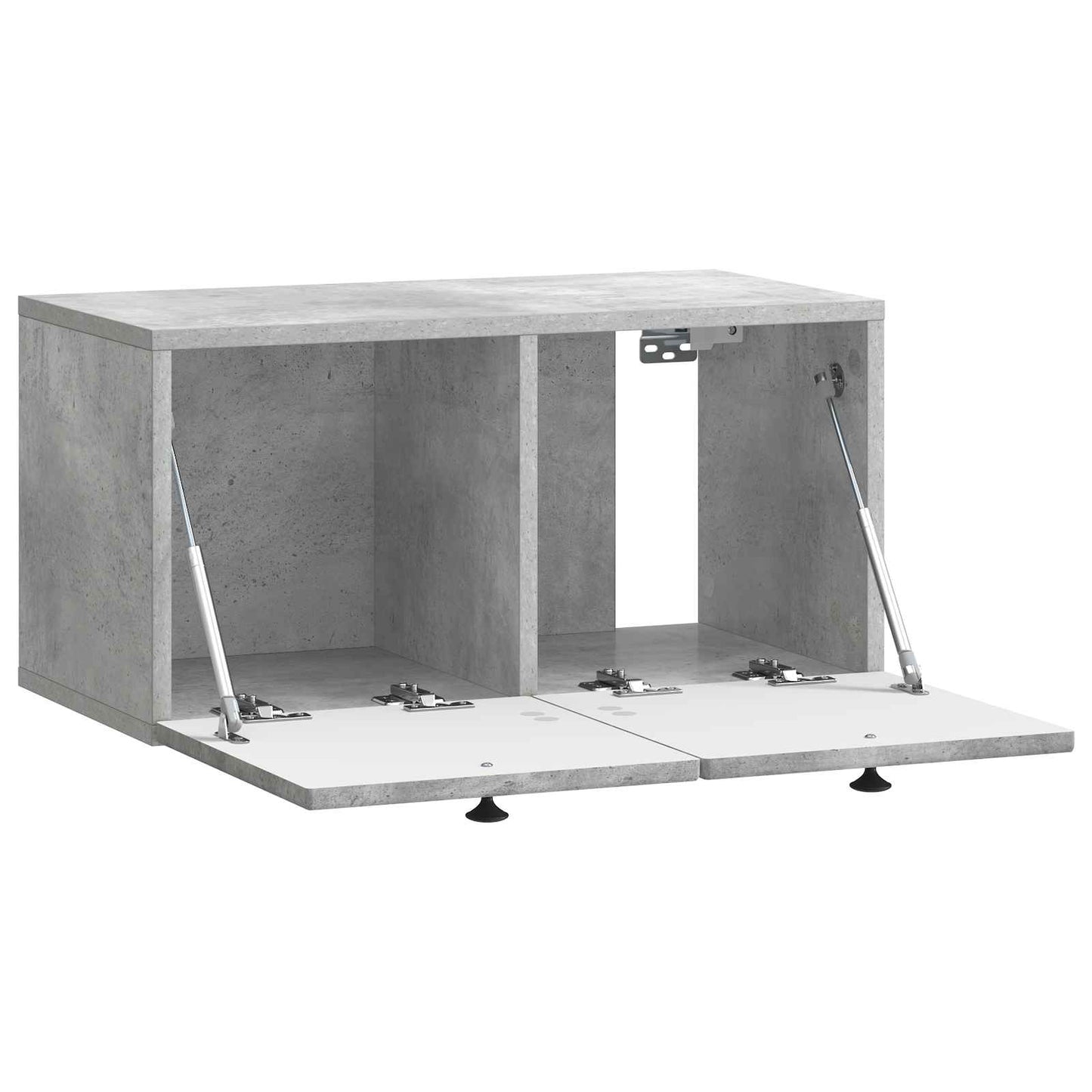 vidaXL Wall-Mounted TV Cabinet Concrete Grey 59.5 x 31 x 30 cm