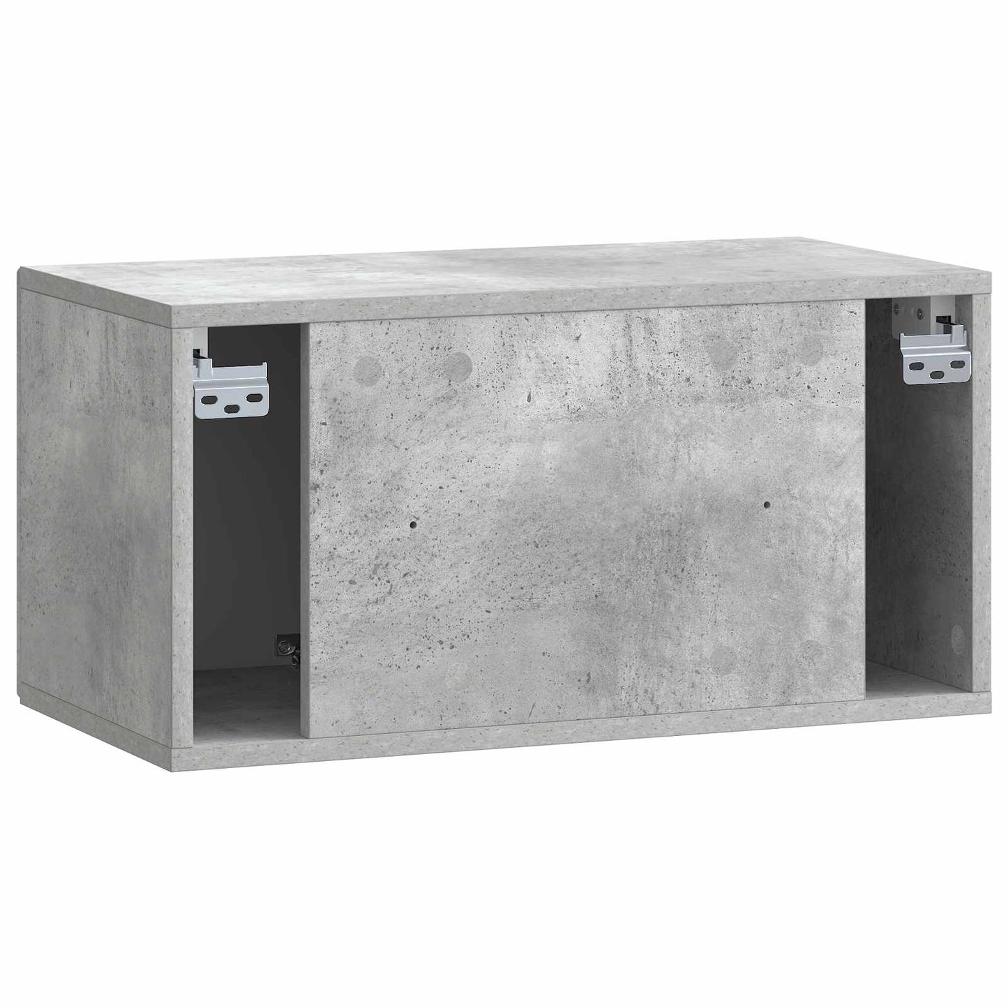 vidaXL Wall-Mounted TV Cabinet Concrete Grey 59.5 x 31 x 30 cm