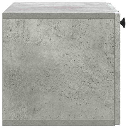 vidaXL Wall-Mounted TV Cabinet Concrete Grey 59.5 x 31 x 30 cm