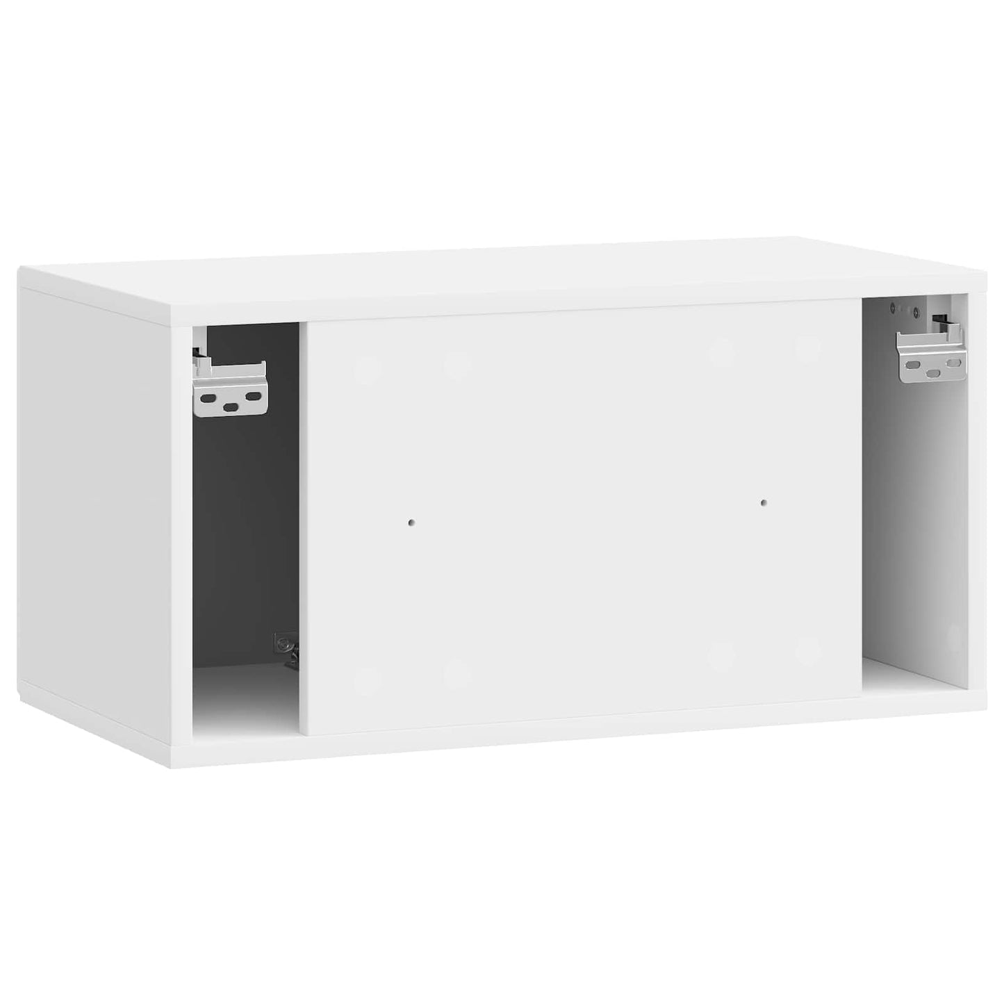 vidaXL Wall-Mounted TV Cabinet High Gloss White 59.5 x 31 x 30 cm