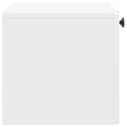 vidaXL Wall-Mounted TV Cabinet High Gloss White 59.5 x 31 x 30 cm