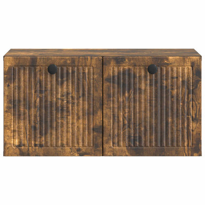 vidaXL Wall-Mounted TV Cabinet Smoked Oak 59.5 x 31 x 30 cm