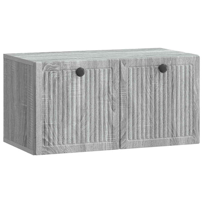 vidaXL Wall-Mounted TV Cabinet Grey Sonoma 59.5 x 31 x 30 cm
