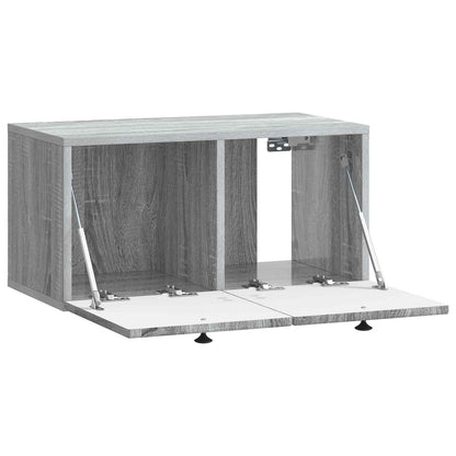 vidaXL Wall-Mounted TV Cabinet Grey Sonoma 59.5 x 31 x 30 cm