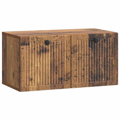 vidaXL Wall-Mounted TV Cabinet Wall-mounted Old Wood 59.5 x 31 x 30 cm