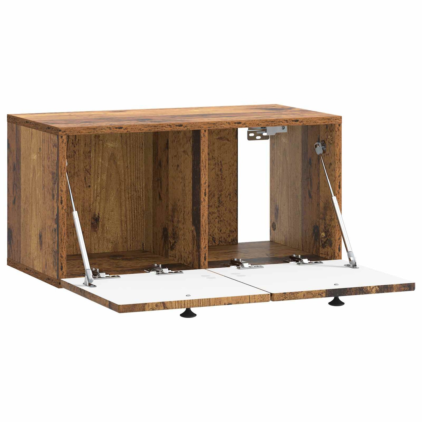 vidaXL Wall-Mounted TV Cabinet Wall-mounted Old Wood 59.5 x 31 x 30 cm