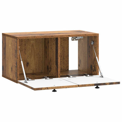 vidaXL Wall-Mounted TV Cabinet Wall-mounted Old Wood 59.5 x 31 x 30 cm