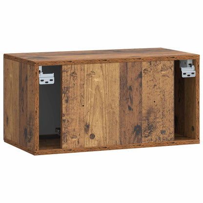 vidaXL Wall-Mounted TV Cabinet Wall-mounted Old Wood 59.5 x 31 x 30 cm