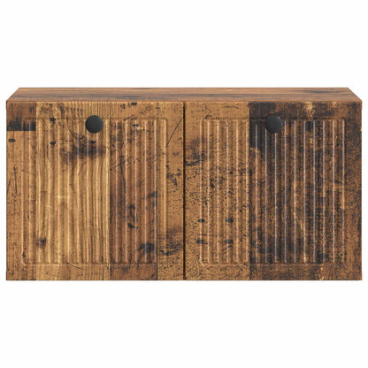 vidaXL Wall-Mounted TV Cabinet Wall-mounted Old Wood 59.5 x 31 x 30 cm
