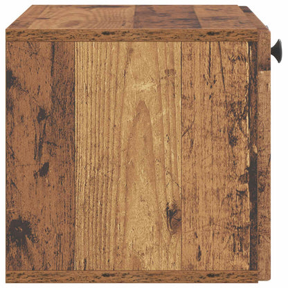 vidaXL Wall-Mounted TV Cabinet Wall-mounted Old Wood 59.5 x 31 x 30 cm