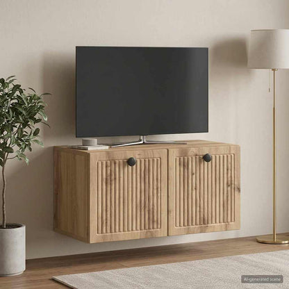 vidaXL Wall-Mounted TV Cabinet 59.5 x 31 x 30 cm Artisan Oak