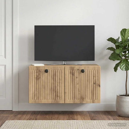 vidaXL Wall-Mounted TV Cabinet 59.5 x 31 x 30 cm Artisan Oak