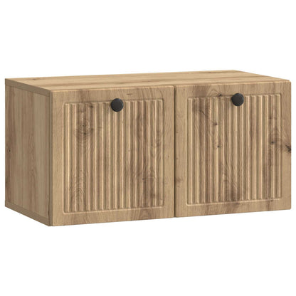 vidaXL Wall-Mounted TV Cabinet 59.5 x 31 x 30 cm Artisan Oak