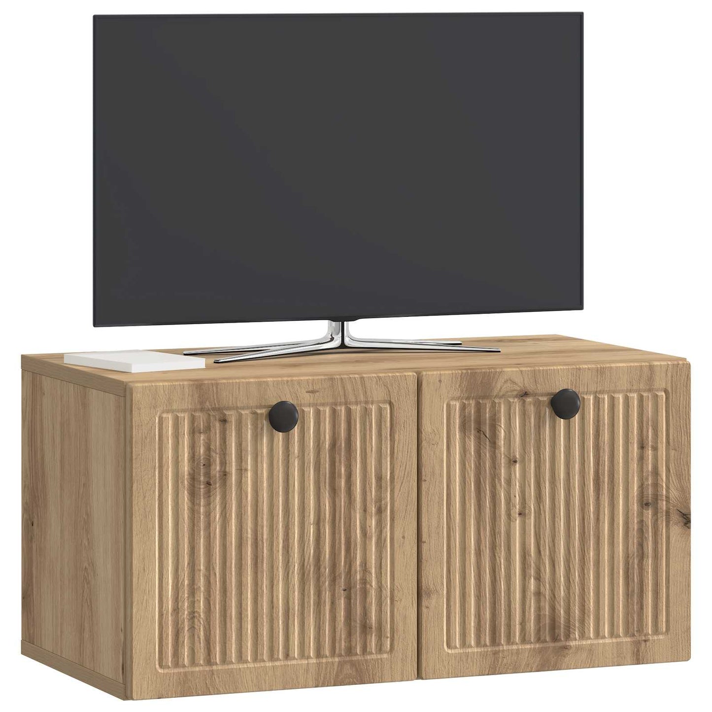 vidaXL Wall-Mounted TV Cabinet 59.5 x 31 x 30 cm Artisan Oak