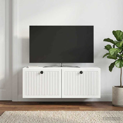 vidaXL Wall-Mounted TV Cabinet White 78.5 x 31 x 30 cm Engineered Wood