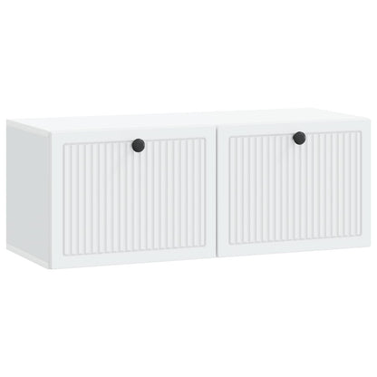 vidaXL Wall-Mounted TV Cabinet White 78.5 x 31 x 30 cm Engineered Wood