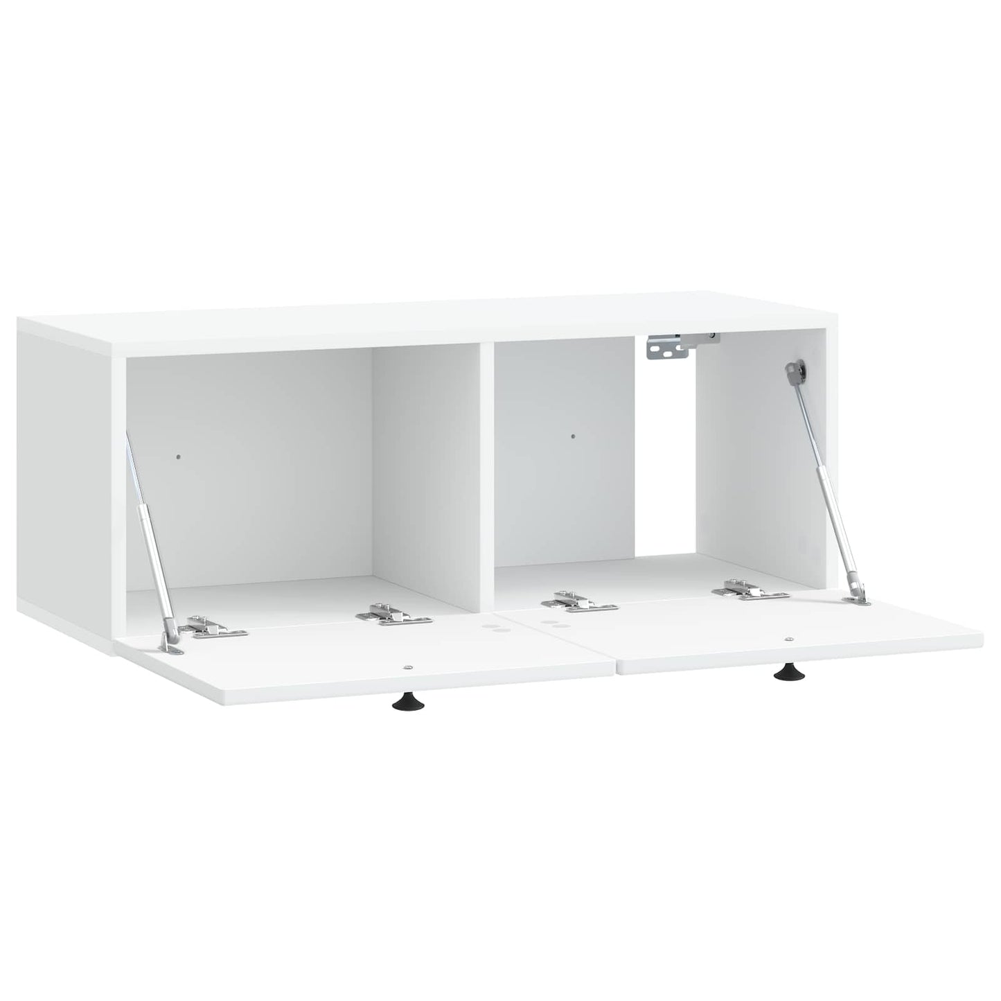 vidaXL Wall-Mounted TV Cabinet White 78.5 x 31 x 30 cm Engineered Wood