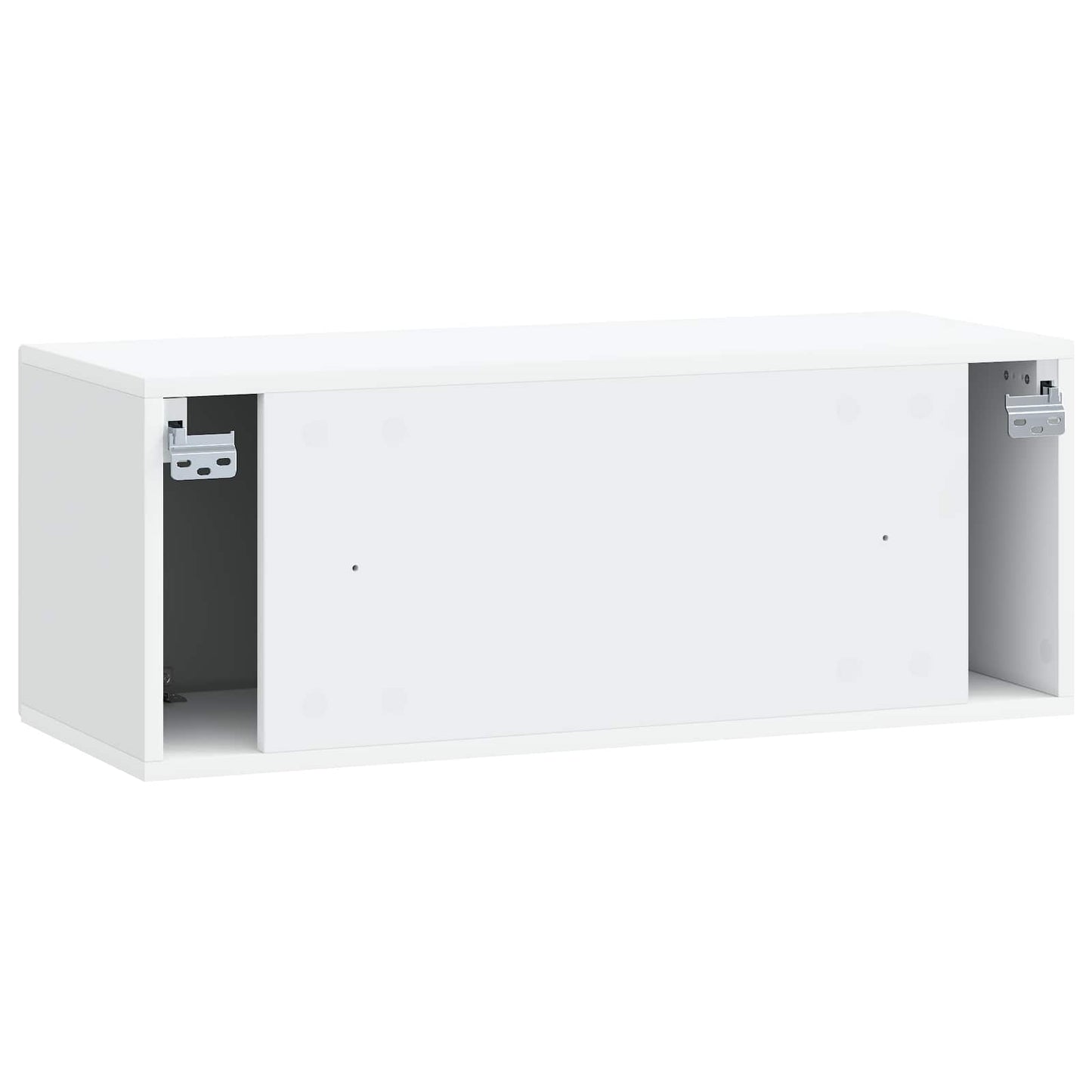 vidaXL Wall-Mounted TV Cabinet White 78.5 x 31 x 30 cm Engineered Wood