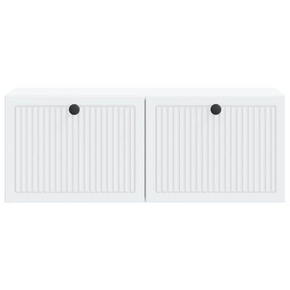 vidaXL Wall-Mounted TV Cabinet White 78.5 x 31 x 30 cm Engineered Wood