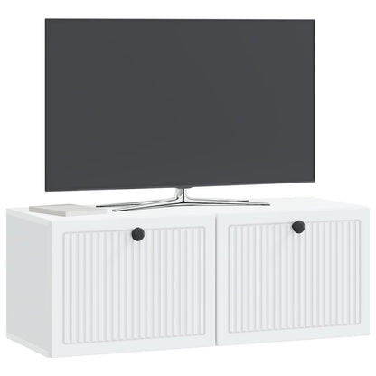 vidaXL Wall-Mounted TV Cabinet White 78.5 x 31 x 30 cm Engineered Wood
