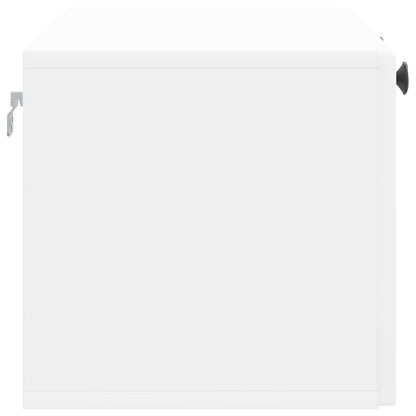 vidaXL Wall-Mounted TV Cabinet White 78.5 x 31 x 30 cm Engineered Wood