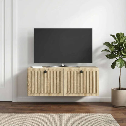 vidaXL Wall-Mounted TV Cabinet Sonoma Oak 78.5 x 31 x 30 cm