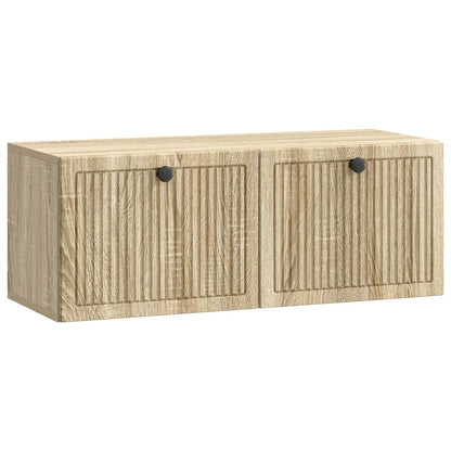 vidaXL Wall-Mounted TV Cabinet Sonoma Oak 78.5 x 31 x 30 cm
