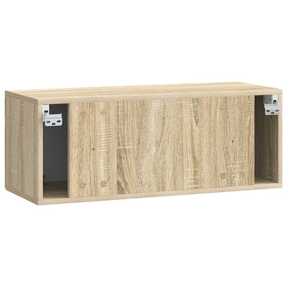 vidaXL Wall-Mounted TV Cabinet Sonoma Oak 78.5 x 31 x 30 cm