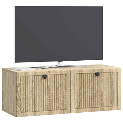 vidaXL Wall-Mounted TV Cabinet Sonoma Oak 78.5 x 31 x 30 cm