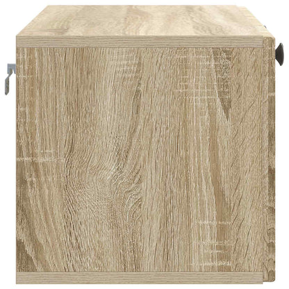 vidaXL Wall-Mounted TV Cabinet Sonoma Oak 78.5 x 31 x 30 cm