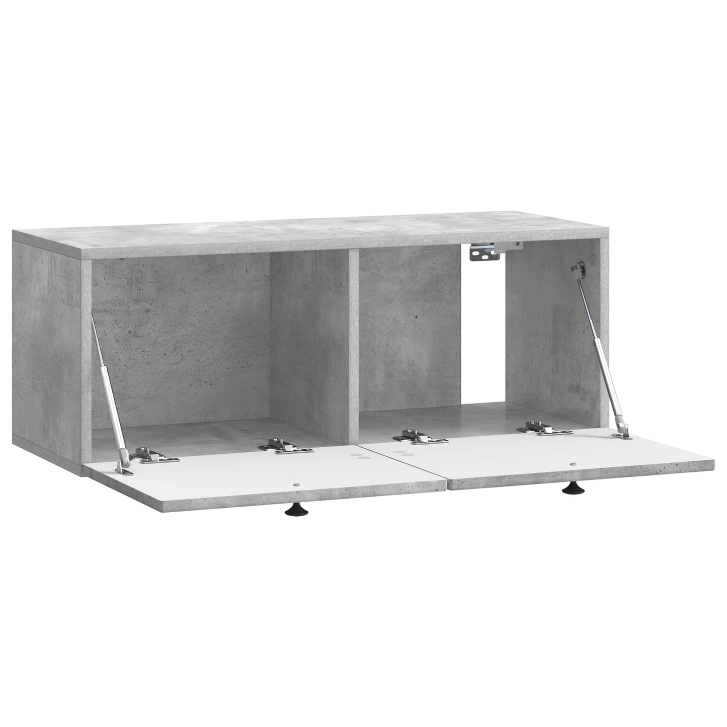 vidaXL Wall-Mounted TV Cabinet Concrete Grey 78.5 x 31 x 30 cm