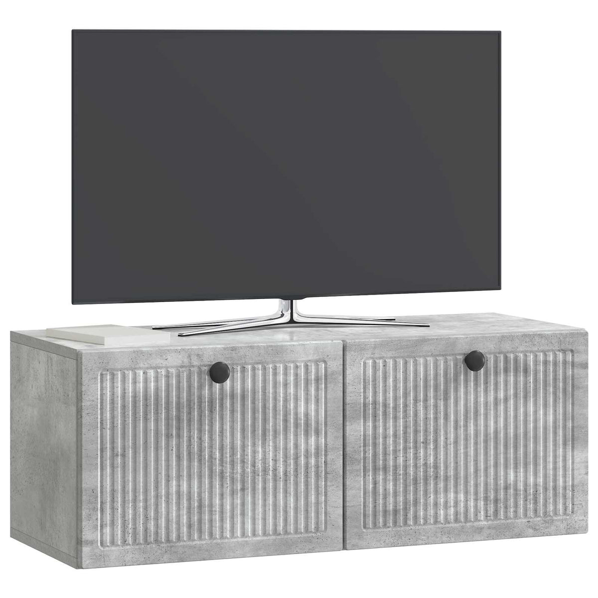 vidaXL Wall-Mounted TV Cabinet Concrete Grey 78.5 x 31 x 30 cm