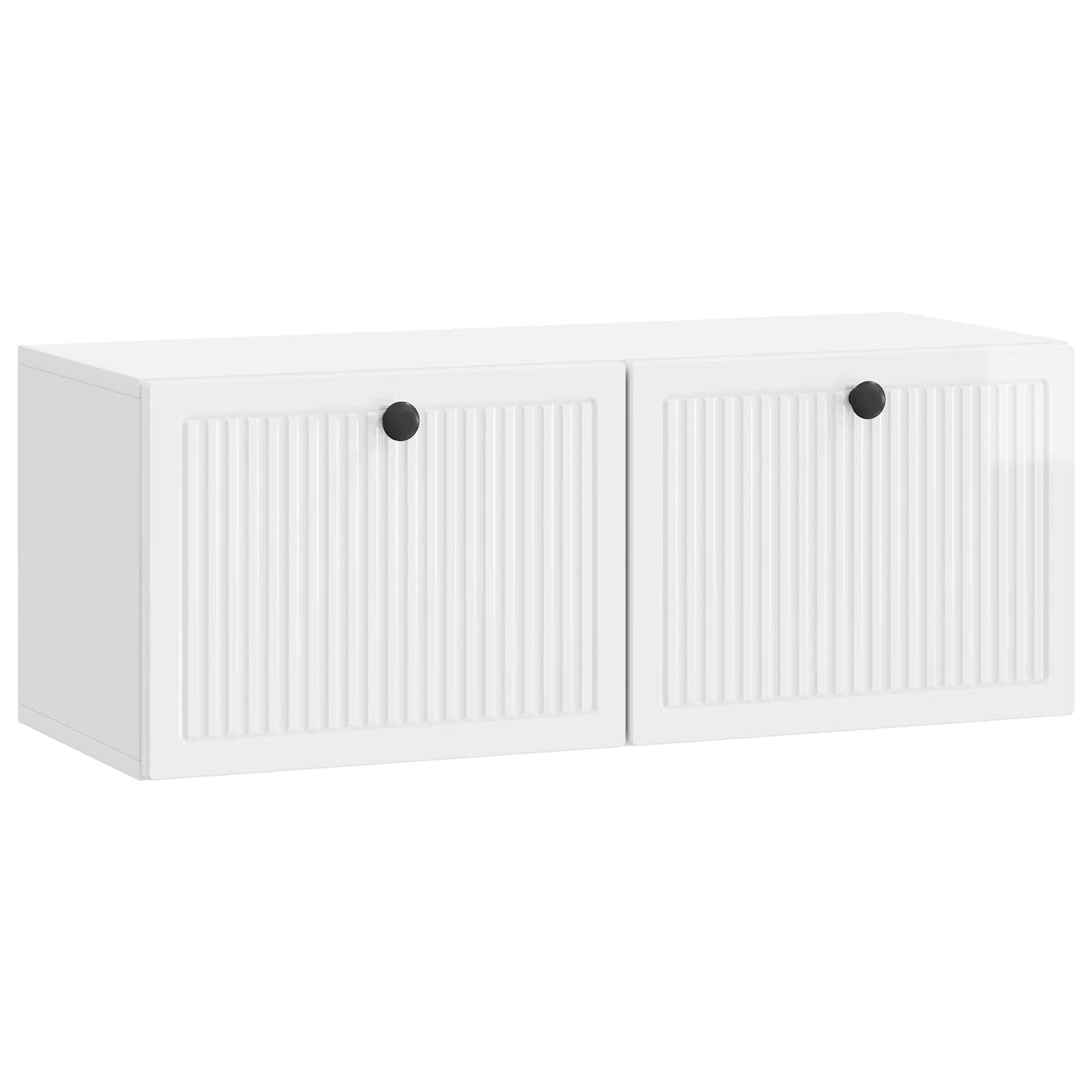 vidaXL Wall-Mounted TV Cabinet High Gloss White 78.5 x 31 x 30 cm