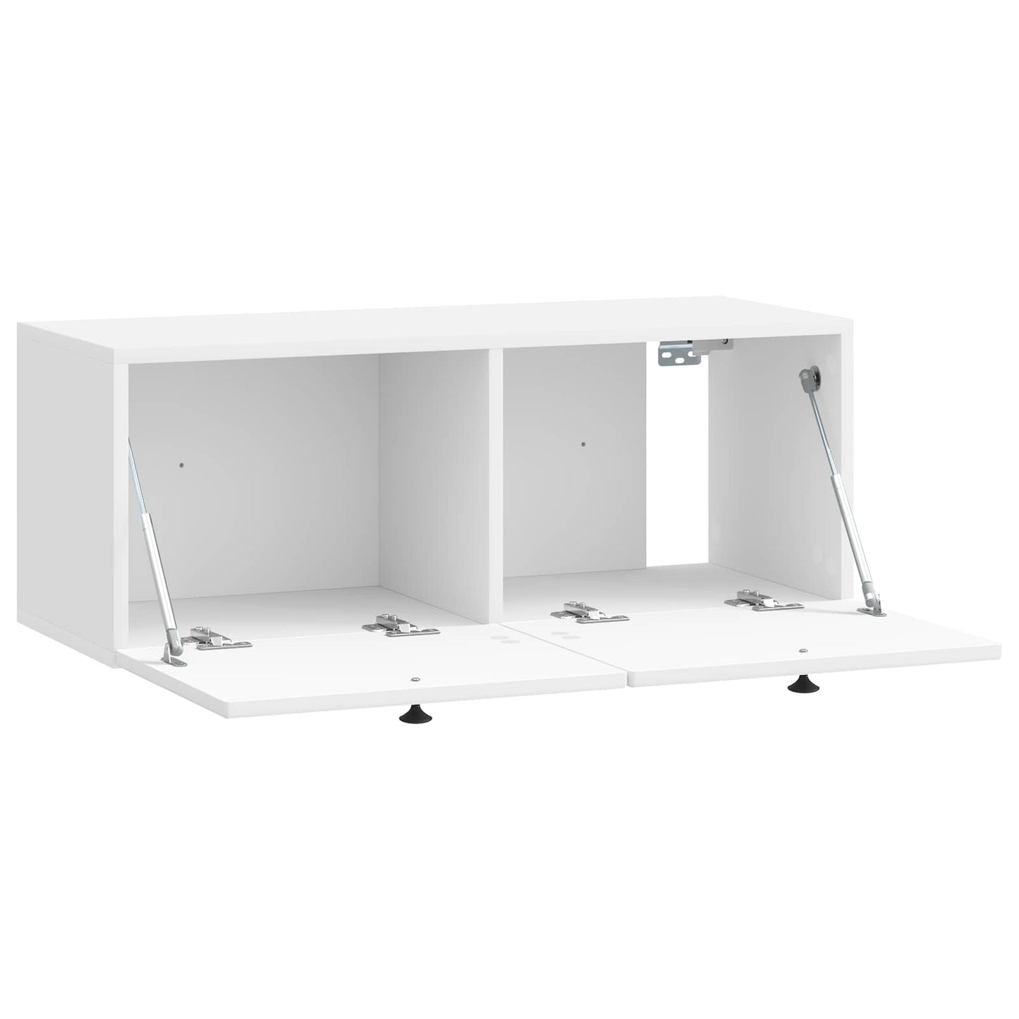 vidaXL Wall-Mounted TV Cabinet High Gloss White 78.5 x 31 x 30 cm