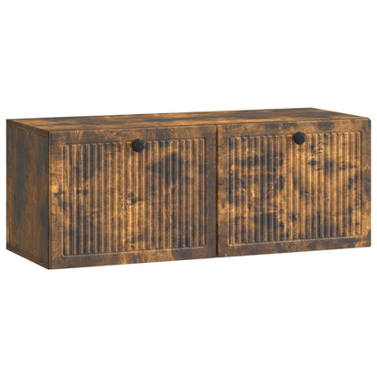 vidaXL Wall-Mounted TV Cabinet Smoked Oak 78.5 x 31 x 30 cm