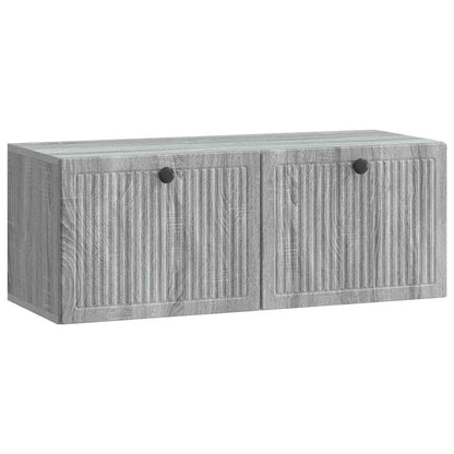 vidaXL Wall-Mounted TV Cabinet Grey Sonoma 78.5 x 31 x 30 cm