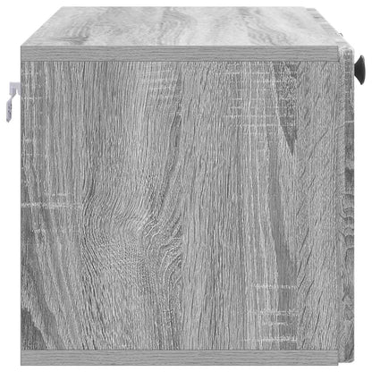 vidaXL Wall-Mounted TV Cabinet Grey Sonoma 78.5 x 31 x 30 cm