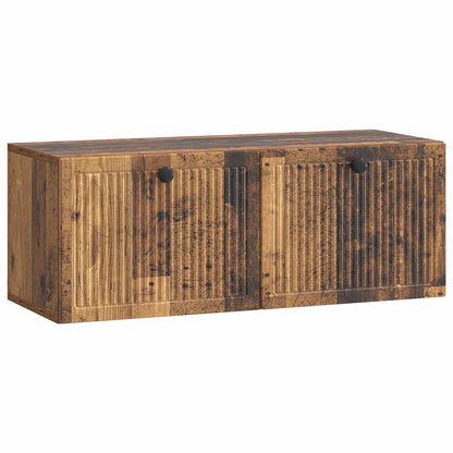 vidaXL Wall-Mounted TV Cabinet Wall-mounted Old Wood 78.5 x 31 x 30 cm