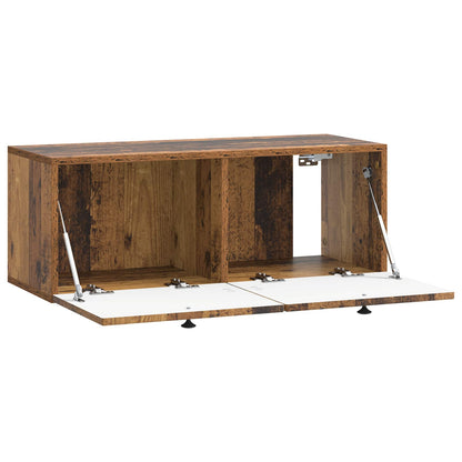 vidaXL Wall-Mounted TV Cabinet Wall-mounted Old Wood 78.5 x 31 x 30 cm